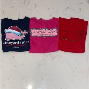 Girls Vineyard Vines Long sleeve Christmas T-shirt